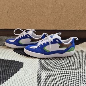 Kids Blue and Green Sneakers
